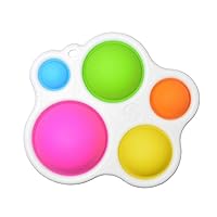 Fidget Sensory Toy, Push and pop, Colorful for Kids, Durable, use Inside Travel in car, Day Care, Preschool.
