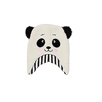 Enesco unisex baby Izzy and Oliver New Infant Panda Character Super Soft Winter Cold Weather Hat, White, 0-12 Months US