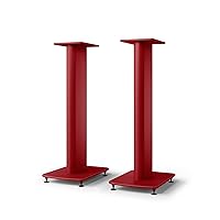 KEF S2 Speaker Stand (Pair, Crimson Red)