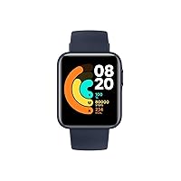 Xiaomi Mi Smart Watch Lite Navy Blue - 1.4 Inch Touch Screen, 5ATM Water Resistant, 9 Days Battery Life, GPS, 11 Sports Mode, Steps, Sleep and Heart Rate Monitor, Fitness Activity Tracker[Official UK]