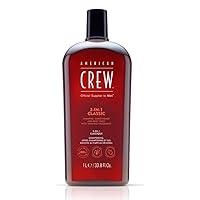 American Crew 3-in-1 Shampoo and Conditioners, 33.8 Fluid Ounce