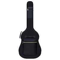 Acoustic Guitar Bag Thick Padding Waterproof Dual Adjustable Shoulder Strap Guitar Case Gig Bag Thickening Sponge Padding Fit 39-41 Inch Guitar