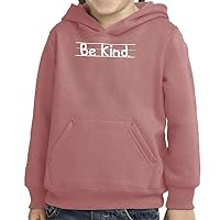 Kind Toddler Pullover Hoodie - Kindness Motif Clothing - Be Kind Motif Stuff