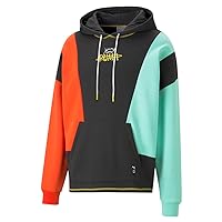 Puma Mens In The Paint Hoodie Casual Outerwear Casual Drawstring - Black