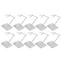 10Pcs Action Figure Stand Assembly Action Figure Display Holder Clear