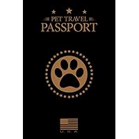 Pet Passport US & Medical Record, for Pet Health and Travel Size 4