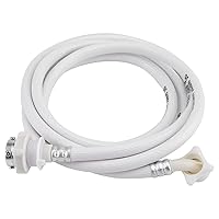 Washing Machine Water Inlet Hose Washer Pipe Tube Connector White Color Long Length Durable Water Inlet Hose Connector(3m)