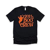 2021 Boo Crew Funny Ghost Halloween Tshirt