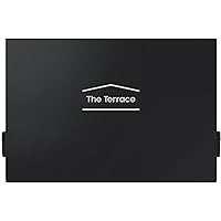 SAMSUNG 55-Inch The Terrace Outdoor Smart TV Dust Cover with Protective Lining, Breathable Holes, Soundbar Protection, Pocket for Remote and Accessories, VG-SDCC55G