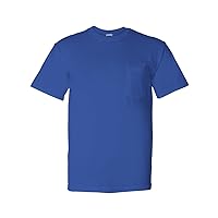 Gildan DryBlend 5.6 oz., 50/50 Pocket T-Shirt (G830) ROYAL