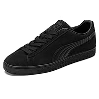 Puma Mens Suede Classic Lace Up Sneakers Shoes Casual - Black