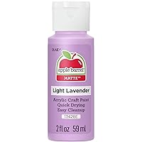 Acrylic Paint, Light Lavender 2 fl oz Classic, Easy To Apply DIY Arts And Crafts, Art Supplies With A Matte Finish