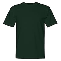 Men's American Pride Crewneck T-Shirt, HUNTER GREEN, X-Large