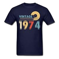Vintage 1974 Classic Retro LP Birthday T-Shirt Plus