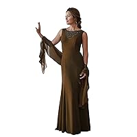 Women's Jewel Neck Tulle Lace Applique Cocktail Dress Sleeveless Short Homecoming Dress Brown
