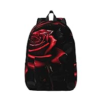 red and roses Stylish And Versatile Casual Backpack,For Meet Your Various Needs.Travel,Computer Backpack For Men