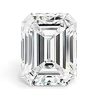 Moissanite Loose Stones Luxurious D Color VVS1 Clarity Emerald Cut Gemstones For Jewelry DIY