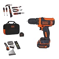 KITLUCK Cordless Drill Set, 20V Power Drill Kit with 2.0AH Battery &  Charger, 58pcs Drill/Driver Bits, Level Gauge, Electric Impact Drill with  32 NM