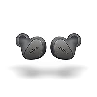 Elite 3 in Ear Wireless Bluetooth Earbuds – Noise Isolating True Wireless Buds with 4 Built-in Microphones for Clear Calls, Rich Bass, Customizable Sound, and Mono Mode - Dark Grey