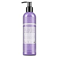 Dr. Bronner's - Organic Lotion (Lavender Coconut, 8 Ounce) - Body Lotion & Moisturizer, Certified Organic, Soothing for Hands, Face and Body, Highly