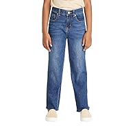 Cat & Jack Girls' High-Rise Ankle Straight Jeans -