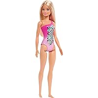 Barbie Beach Doll in Pink Swimsuit