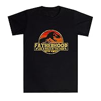 Father's Fatherhood T-Shirt Latest Model Cotton Tee for Park Day
