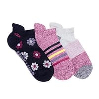 MUK LUKS Women's 3 Pack Nylon Compression Ankle Socks