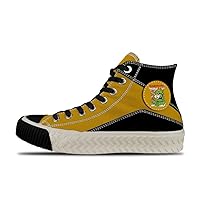 Popular Graffiti (59),orange11 Custom high top lace up Non Slip Shock Absorbing Sneakers Sneakers with Fashionable Patterns