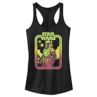 STAR WARS Book Fett Boba Retro Women's Fast Fashion Racerback Tank Top