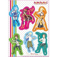 KonoSuba: Kazuma, Aqua, Megumin & Darkness Group Playing Cards, Multicolor  51637