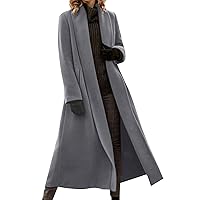 Long Cardigans for Women Trendy Classic Simple Draped Open Front Fashion with Long Sleeve Lapel Collar Outwear