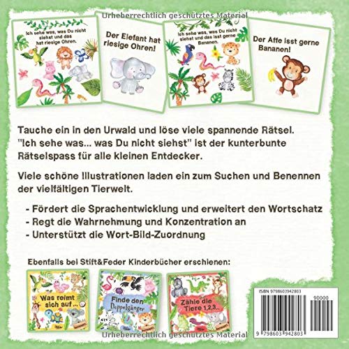 Ich sehe was, was Du nicht siehst: Ein liebevoll gestaltetes Such-Buch für Kinder ab 2 Jahren (German Edition)