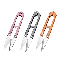 3pcs Sewing Scissors,4.27in Multi-Color Sharp Yarn Snips,Portable Mini Thread Cutters,Sewing Snips Trimming Nipper for DIY Supplies Embroidery Fishing Crafts Plants