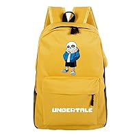 Game Undertale Cosplay Backpack Casual Daypack Day Trip Travel Hiking Bag Carry on Bags Yellow /1