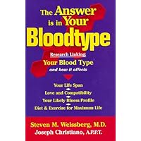 The Answer Is in Your Bloodtype: Research Linking Your Blood Type and How It Affects Your Life Span, Love and Compatibility, Your Likely Illness Profile, Diet & Exercise for Maximum The Answer Is in Your Bloodtype: Research Linking Your Blood Type and How It Affects Your Life Span, Love and Compatibility, Your Likely Illness Profile, Diet & Exercise for Maximum Paperback