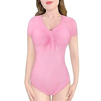 Littleforbig Cotton Romper Onesie Pajamas Bodysuit - Pin-Up Girl Pink