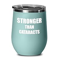 Cataracts Wine Glass Awareness Gift Idea Hope Cure Inspiration Insulated Tumbler With Lid Teal