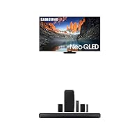 SAMSUNG 98-Inch Class QLED 4K QN90D Series Neo Quantum HDR+ Smart TV w/Dolby Atmos,Alexa Built-in (QN98QN90D, 2024 Model) HW-Q910D 9.1.2 ch Soundbar w/Dolby Audio, 2024
