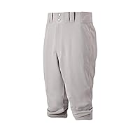 Mizuno Boys Premier Baseball Youth Select Short Pant M Grey, White, Medium US