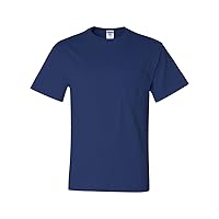Jerzees Dri-Power Mens Active Pocket T-Shirt Medium Royal