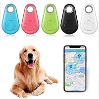 Pet GPS Tracker, Portable Bluetooth Anti-Lost Device, GPS Smart Finders Tracker Device for Kids Dog Pet Cat Wallet Keyrings Luggage Small Bag Phone,No Monthly Fee(Pink)