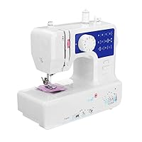 Portable Sewing Machine, Household Electric Overlock Machine with 12 Built-in Stitches, Great for DIY Sewing Project,Blue