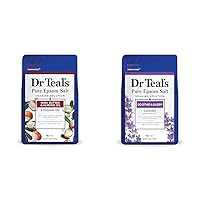 Dr Teal's Epsom Salt Soak Bundles with Shea Butter & Almond and Lavender Scent, 3 lbs Each