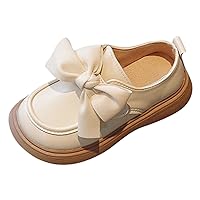 Size 3 Sandals 112 Year Old Middle School Girls Single Shoe Girls Leather Shoes Bow Knot Girls Size 2 Flip Flops