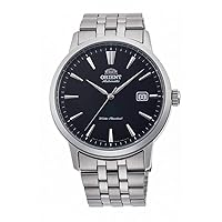 Orient Men's Bambino 41mm Steel Bracelet & Case Sapphire Crystal Automatic Black Dial Watch RA-AC0F01B10B