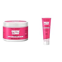 Marc Anthony Grow Long Hair Mask, for Dry Damaged Hair, 10 Ounce & Strengthening Conditioner, Grow Long