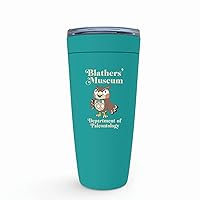 Video Game Viking Tumbler Mint 20oz - Blathers Museum Department of Paleontology - Game Series Owl for Gamers Boyfriend Brother