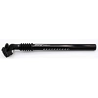 Seat Post - Fito 28.6mm x 350mm Bicycle Suspension Seatpost with Clamp - Black
