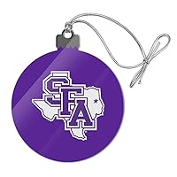 Stephen F. Austin State University Primary Logo Acrylic Christmas Tree Holiday Ornament